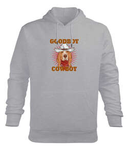 Good Boy - Cowboy Gri Erkek Kapüşonlu Hoodie Sweatshirt