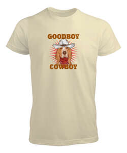 Good Boy - Cowboy Krem Erkek Tişört