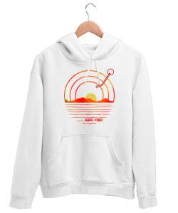 Good Vibes - Güzel Hisler Beyaz Unisex Kapşonlu Sweatshirt