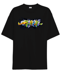 Graffiti Oversize Unisex Tişört