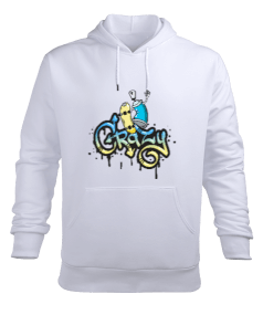 Graffiti Sweatshirt Erkek Kapüşonlu Hoodie Sweatshirt