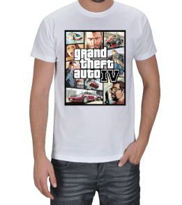 Grand Theft Auto IV Erkek Tişört Erkek Tişört