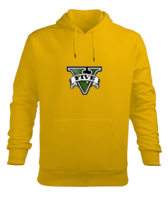 Grand Theft Auto V baskılı Erkek Kapüşonlu Hoodie Sweatshirt