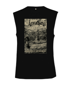 Graveyard For Thine The Darkness Baskılı Kesik Kol Unisex Tişört