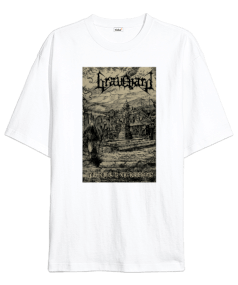 Graveyard For Thine The Darkness Baskılı Oversize Unisex Tişört