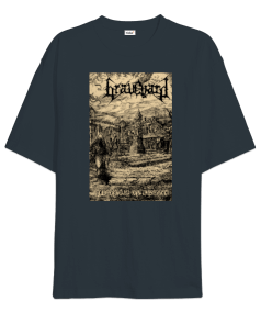 Graveyard For Thine The Darkness Baskılı Oversize Unisex Tişört