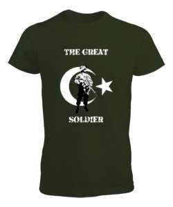 Great Soldier - Büyük Asker Haki Yeşili Erkek Tişört