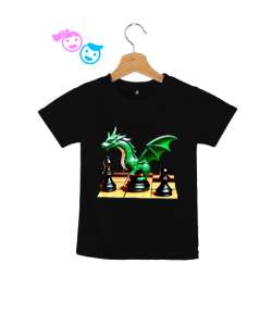 Green Dragon Siyah Çocuk Unisex