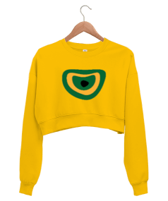 Green Eye Kadın Crop Sweatshirt