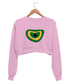 Green Eye Kadın Crop Sweatshirt