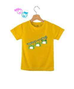 Green frog Sarı Çocuk Unisex