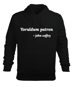 green mile yoruldum patron Erkek Kapüşonlu Hoodie Sweatshirt