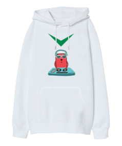 Green music Oversize Unisex Kapüşonlu Sweatshirt