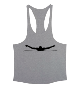 Gri Erkek Tank Top Atlet