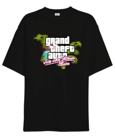 gta vice city Oversize Unisex Tişört