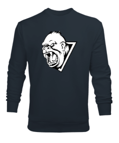 Güçlü kral orangutan Erkek Sweatshirt