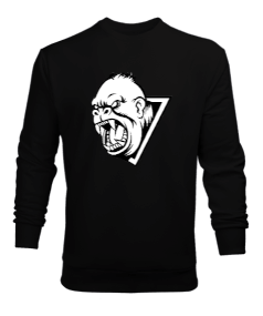 Güçlü kral orangutan Erkek Sweatshirt