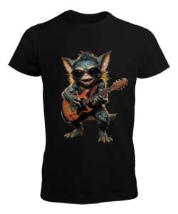 Guitar Gremlin Siyah Erkek Tişört