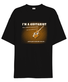 Guitarist - Never Enough Oversize Unisex Tişört