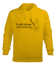 Guitarist - Pure Therapy Erkek Kapüşonlu Hoodie Sweatshirt