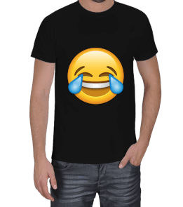 GÜLEN EMOJİLİ TİŞÖRT Erkek Tişört