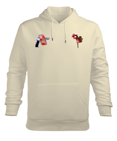 Güller var Erkek Kapüşonlu Hoodie Sweatshirt