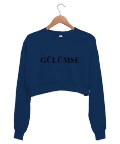 GÜLÜMSE Kadın crop sweatshirt Kadın Crop Sweatshirt