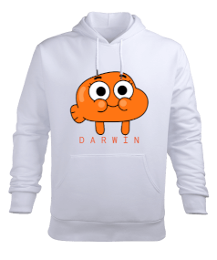 GUMBALL AND DARWİN Erkek Kapüşonlu Hoodie Sweatshirt