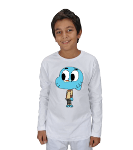 Gumball Çocuk Unisex Uzunkollu