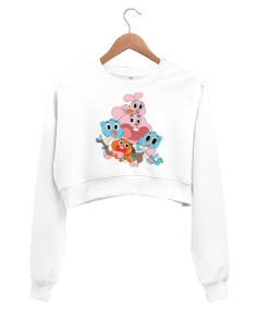 Gumball Kadın Crop Sweatshirt