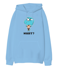 Gumball Oversize Unisex Kapüşonlu Sweatshirt