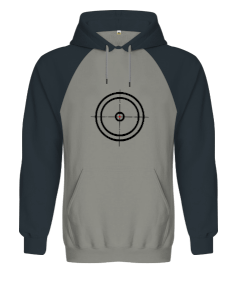 Gun Target Taktik Orjinal Reglan Hoodie Unisex Sweatshirt