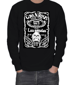 Guns N Roses - Paradise City - Vintage ERKEK SWEATSHIRT