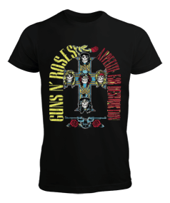 Guns N Roses Rock Baskılı Erkek Tişört