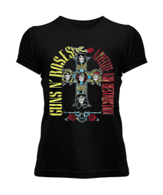 Guns N Roses Rock Baskılı Kadın Tişört