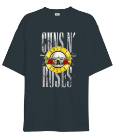 Guns N Roses Rock Baskılı Oversize Unisex Tişört