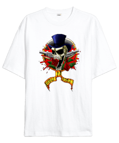 Guns N Roses Rock Baskılı Oversize Unisex Tişört