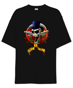 Guns N Roses Rock Baskılı Oversize Unisex Tişört