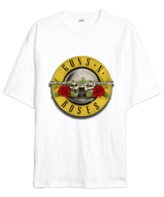 Guns N Roses Rock Baskılı Oversize Unisex Tişört