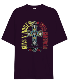 Guns N Roses Rock Baskılı Oversize Unisex Tişört