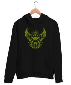 Güzellik Meleği - Angel Of Beauty V2 Siyah Unisex Kapşonlu Sweatshirt