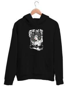 Güzellik ve Saçlar- Beauty Siyah Unisex Kapşonlu Sweatshirt