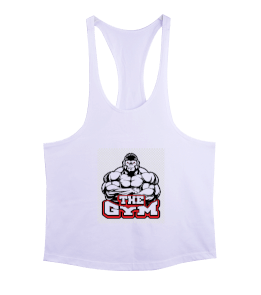 Gym Baskılı Erkek Tank Top Atlet