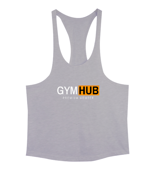 Gym Hub Premium Member Gri Erkek Tank Top Atlet