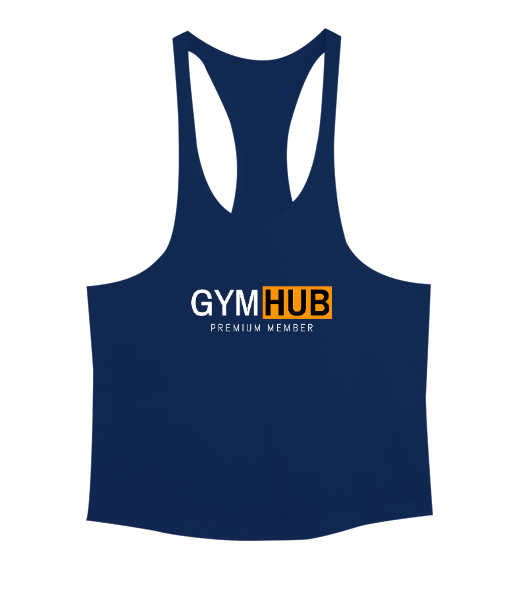 Gym Hub Premium Member Lacivert Erkek Tank Top Atlet