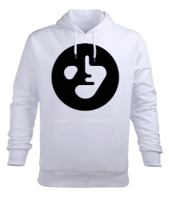 H1D3N F4C3 Erkek Kapüşonlu Hoodie Sweatshirt