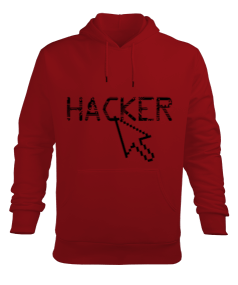 Hacker Erkek Kapüşonlu Hoodie Sweatshirt