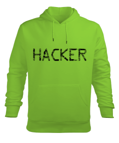 Hacker Erkek Kapüşonlu Hoodie Sweatshirt