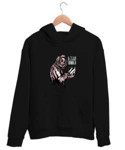 Hacker - Selam Dünya - Hello Siyah Unisex Kapşonlu Sweatshirt