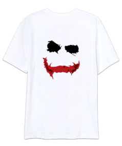 HaHa ve Joker Baskılı Oversize Oversize Unisex Tişört